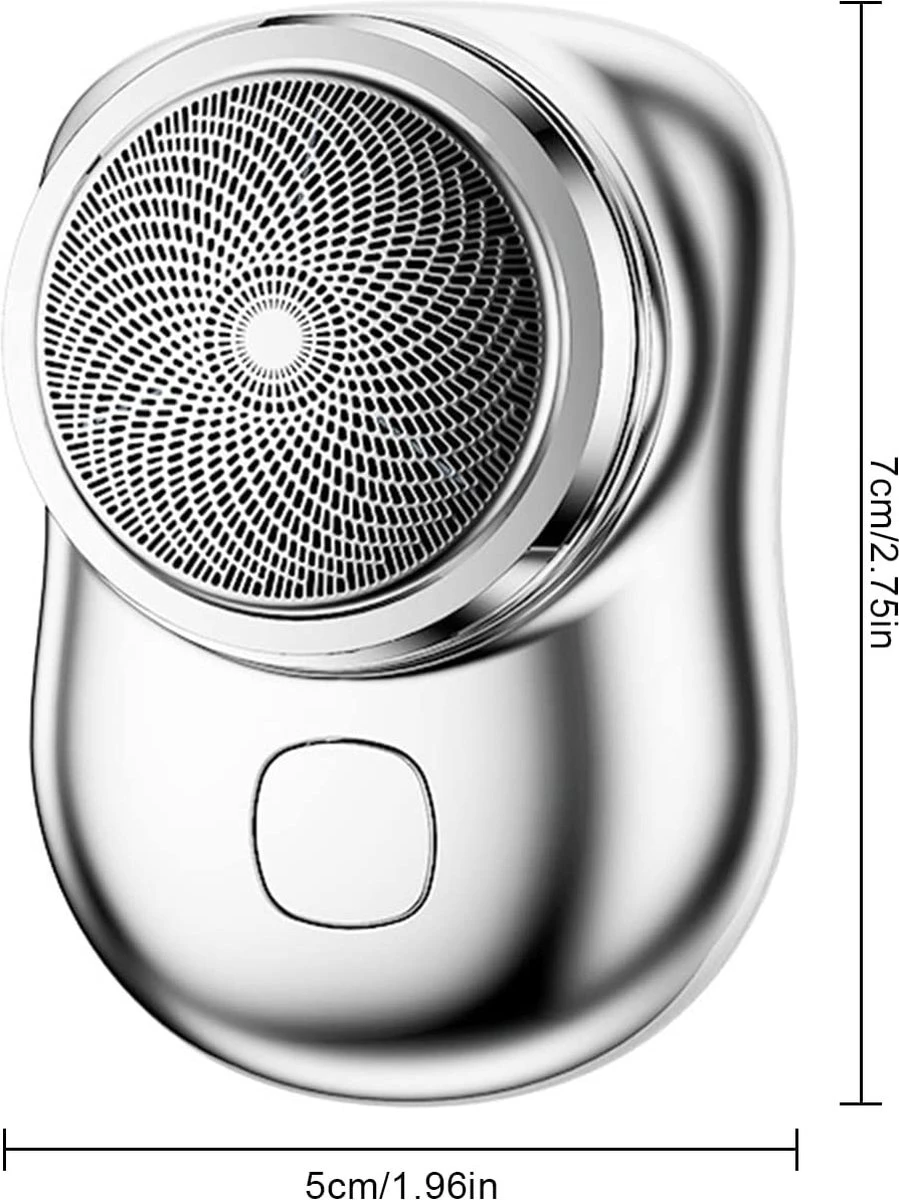 Igoods Elektrische Scheerapparaat Mini - Tondeuse Mannen - Shaver - Zilver - Afbeelding 3