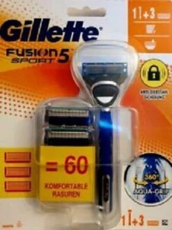 Gillette® Gillette Fusion5 Scheersysteem + 3 Scheermesje