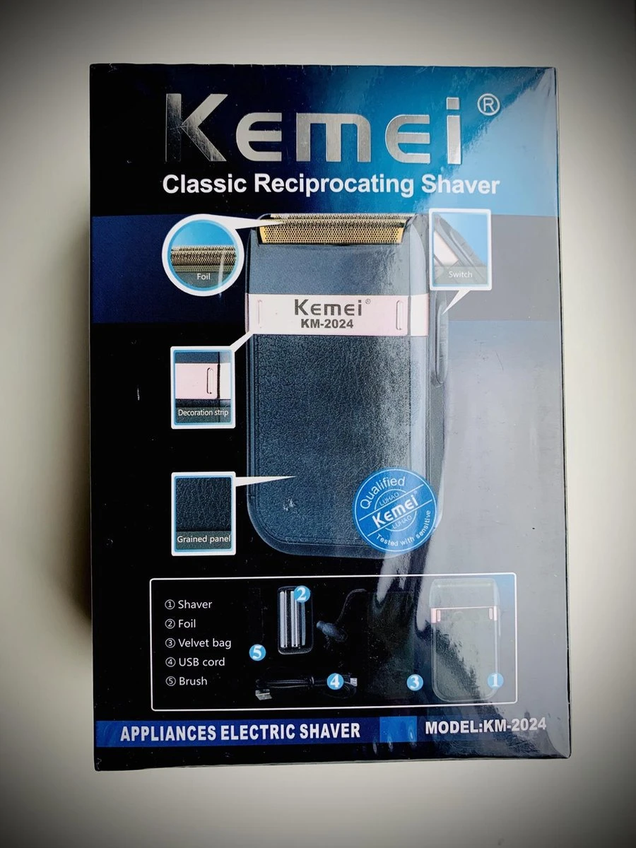 Kemei 2024 Shaver Scheerapparaat - Shaver - Scheerapparaat - Scheerapparaat Mannen - Scheerapparaat Vrouw - Zakformaat - Scheren - Scheerapparaat Hoofd - Afbeelding 9