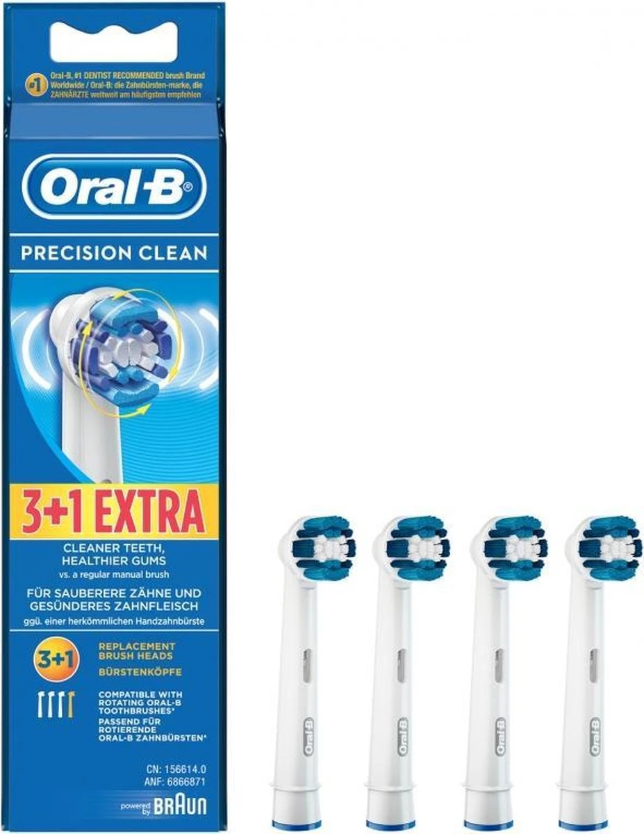 Oral B Oral-B Precision Clean Opzetborstels - 4 Stuks - Afbeelding 14