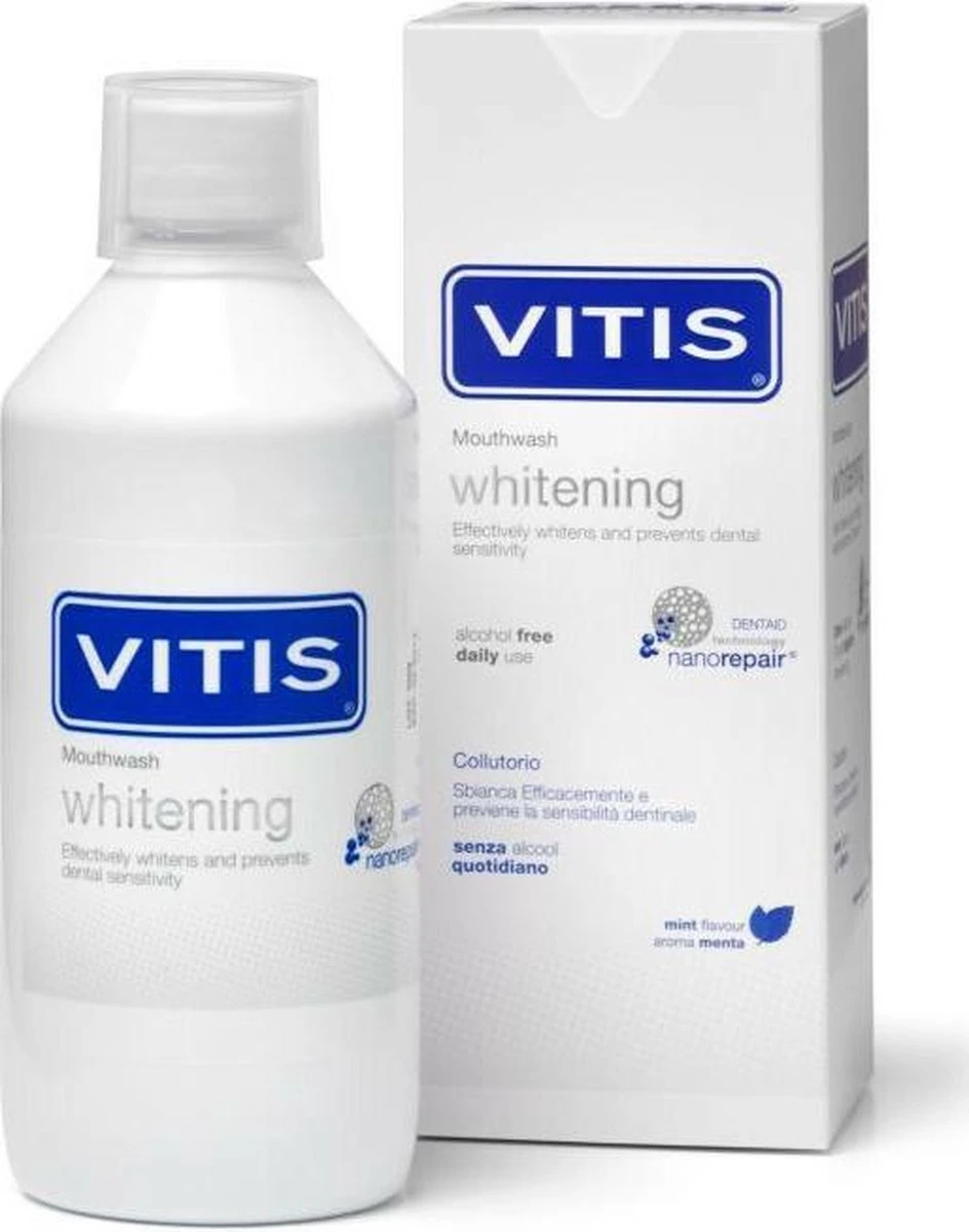 3x Vitis Whitening Mondwater 500 Ml - Afbeelding 4