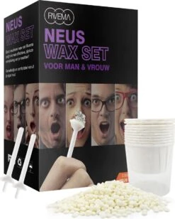 Rivema Luxe Wax Ontharing Set – Neus Ontharing – Wax Beans – Ontharingswax – Ontharen – 7 Maanden Haarvrij