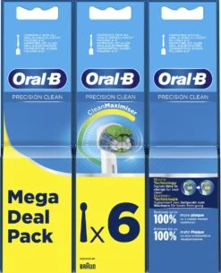 Oral B Oral-B Precision Clean - Met CleanMaximiser-technologie - Opzetborstels - 6 Stuks -BaByliss Verkoopwinkel 971x1200