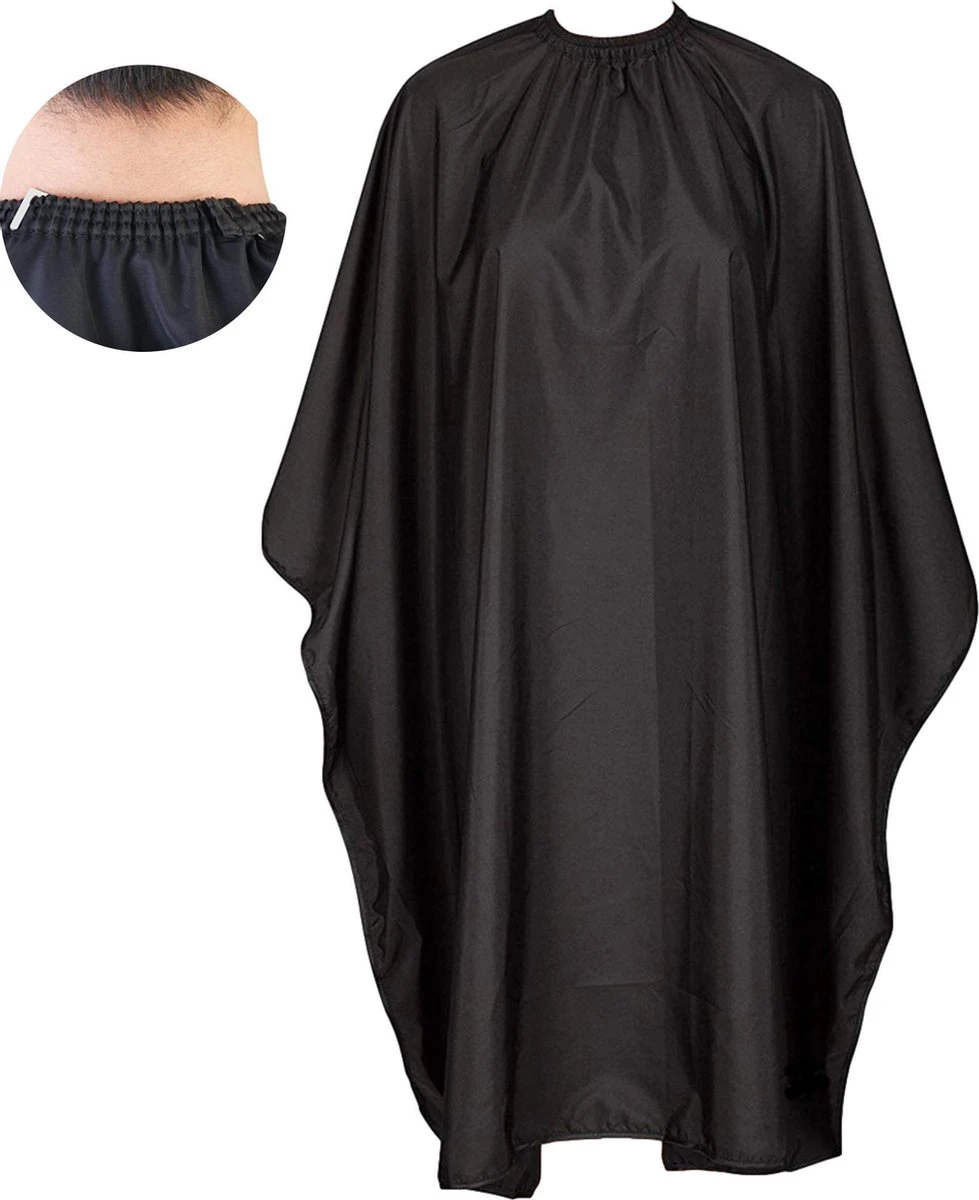 MESC Kappersmantel Kappersschort Kapmantel Kapper Tondeuse Kapperscape - Haar Knippen Thuis Of Salon - Volwassenen & Kinderen - 160 X 140cm