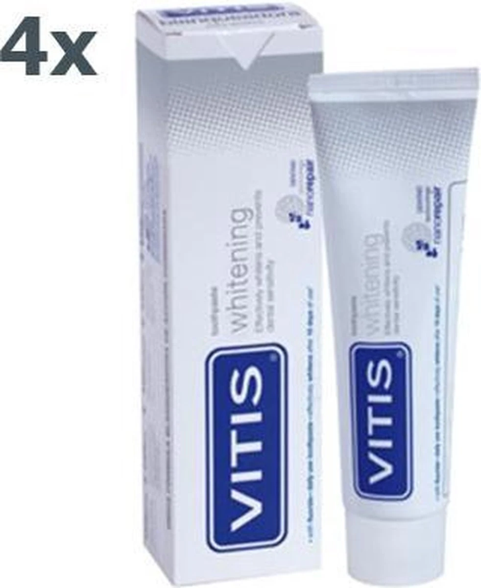Vitis Whitening Tandpasta 4 Pack - Afbeelding 7