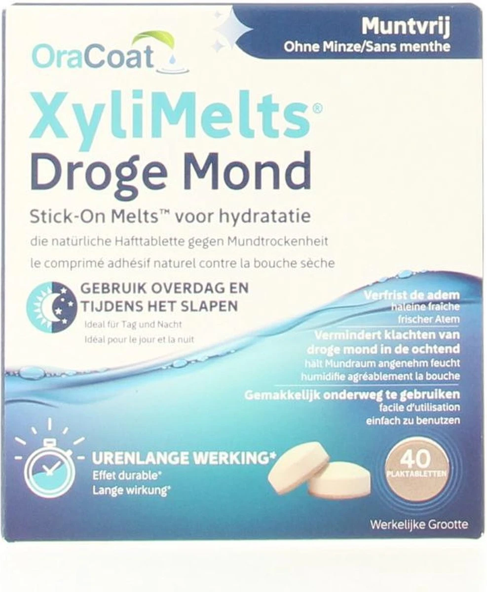 XyliMelts - Munt Vrij | Voor Droge Mond 14 XyliMelts - Munt Vrij | Voor Droge Mond - Afbeelding 12