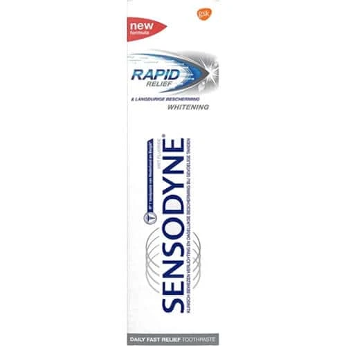 Sensodyne Tandpasta Rapid Relief Whitening